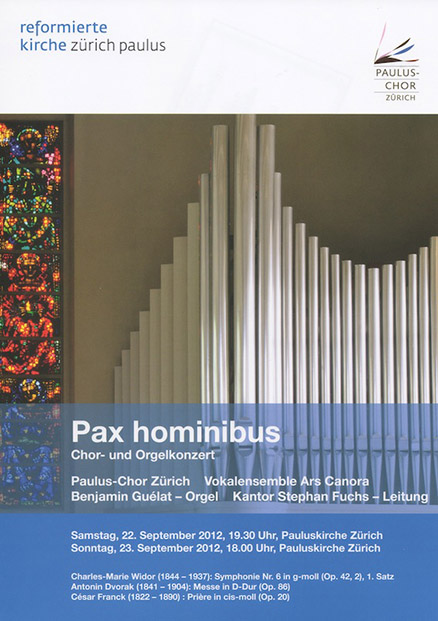 2012 – Pax hominibus