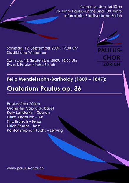 2009 – Mendelssohn – Oratorium Paulus op. 36